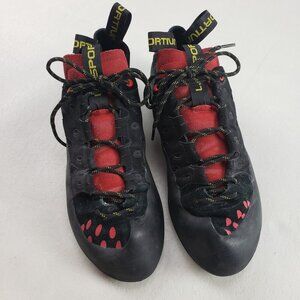 La Sportiva Tarantulace Climbing Shoe Mens 11.5 EU 46 Black Lace Up Sneaker